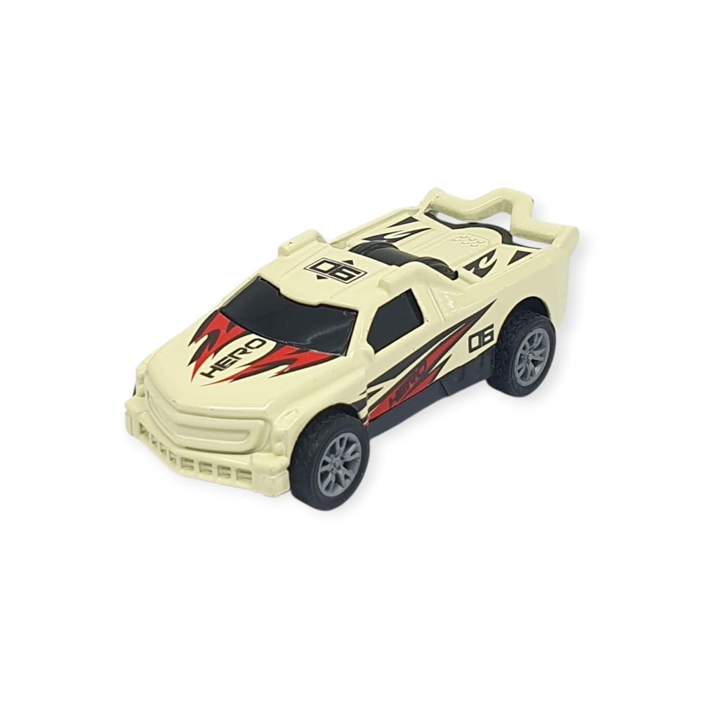 Çek Bırak Metal Küçük Arabalar 8 cm - SH40031 - Bej (Lisinya)