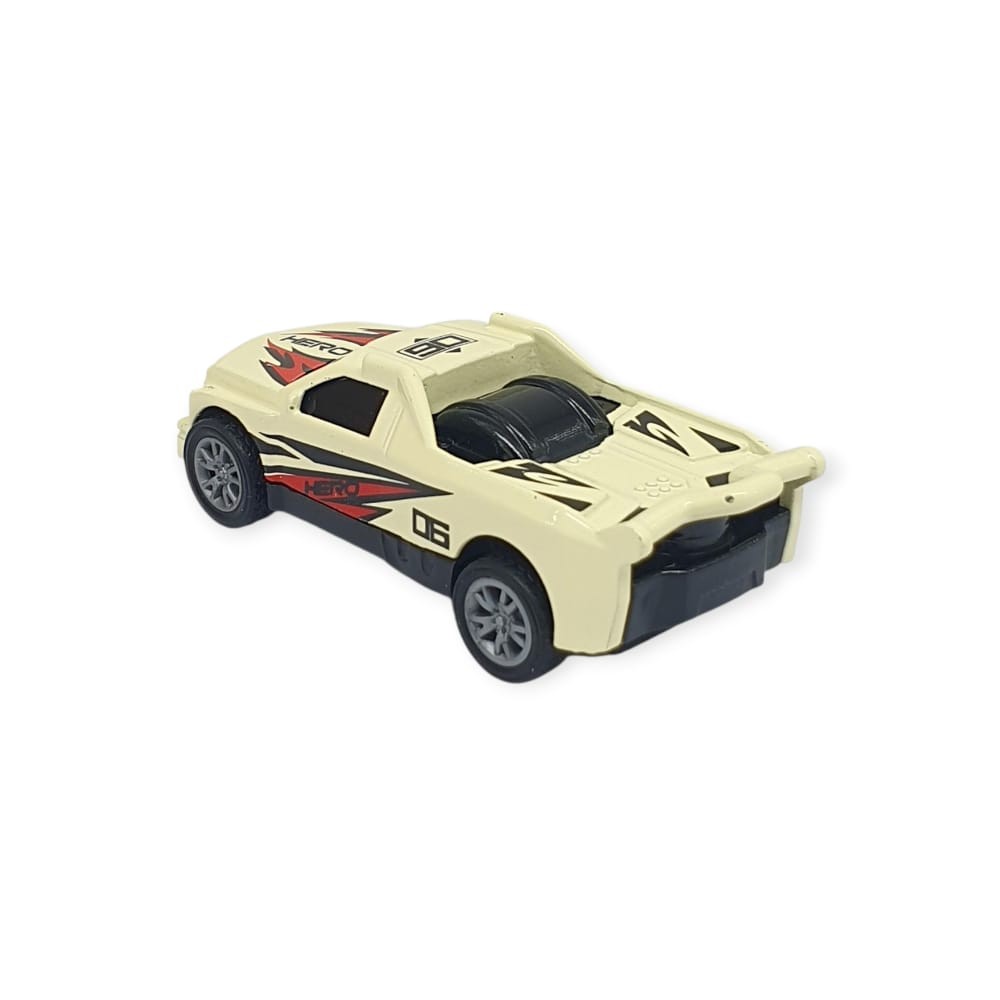 Çek Bırak Metal Küçük Arabalar 8 cm - SH40031 - Bej (Lisinya)