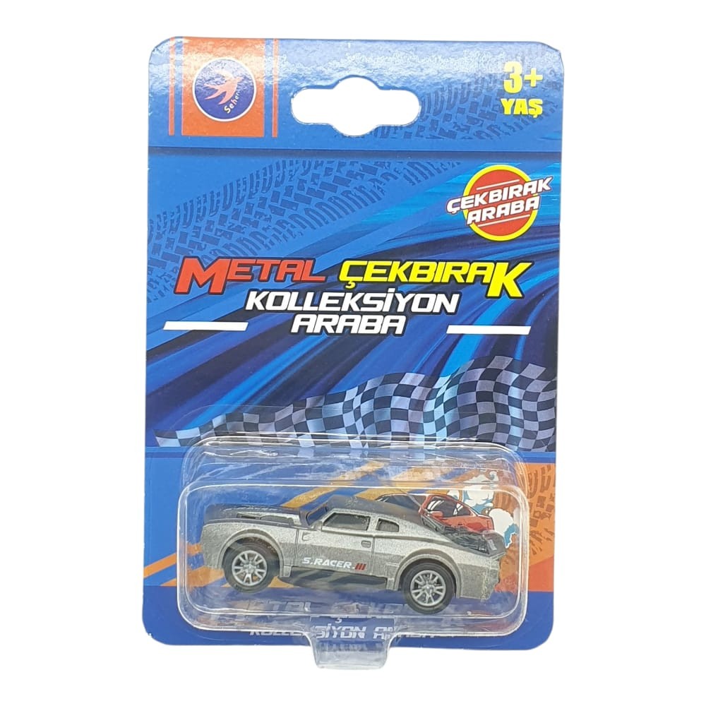 Çek Bırak Metal Küçük Arabalar 8 cm - SH40031 - Gri (Lisinya) Çek Bırak Metal Küçük Arabalar 8 cm - SH40031 - Gri (Lisinya)