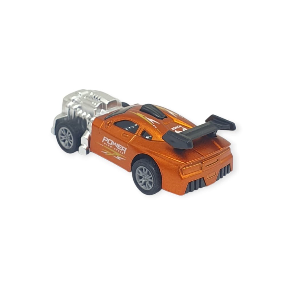 Çek Bırak Metal Küçük Arabalar 8 cm - SH40031 - Turuncu (Lisinya)