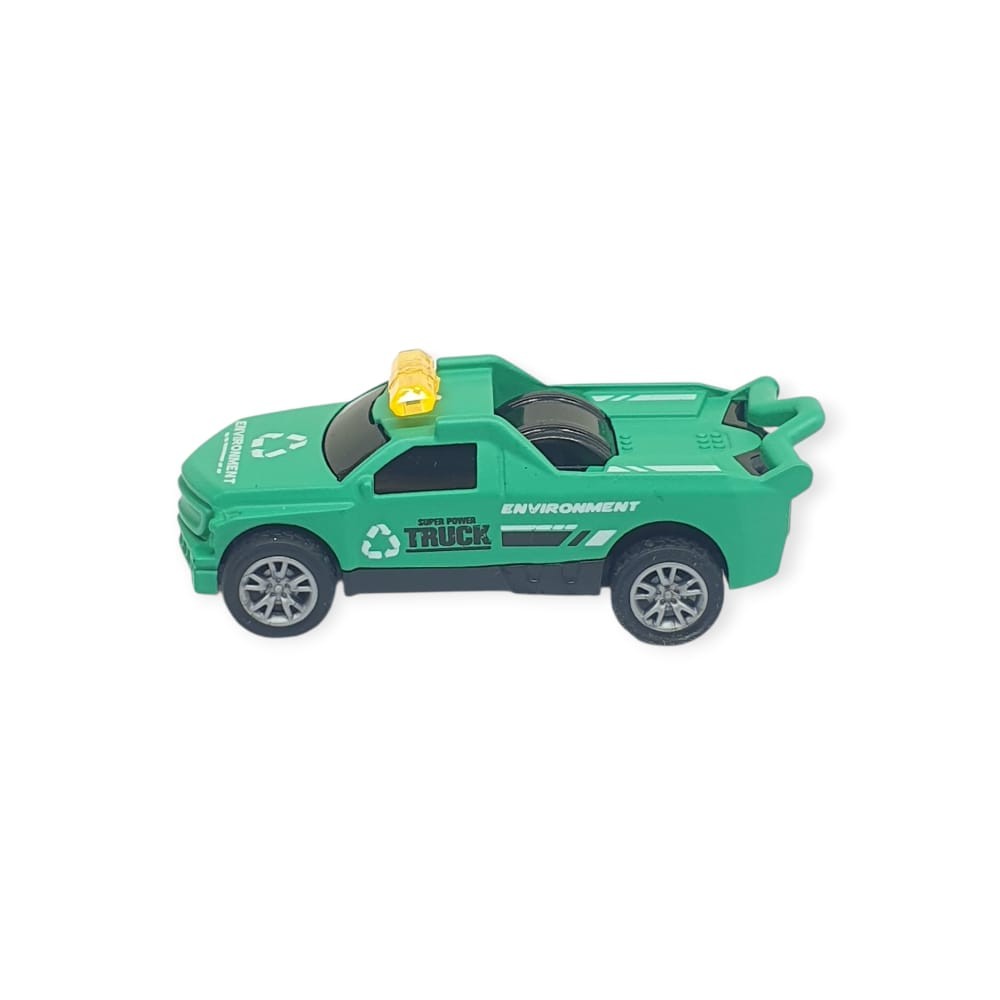 Çek Bırak Metal Küçük Arabalar 8 cm - SH40031 - Yeşil (Lisinya)