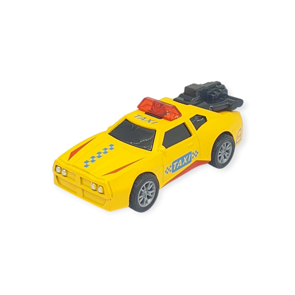 Çek Bırak Metal Küçük Arabalar 8 cm - SH40031 - Sarı Taxi (Lisinya)
