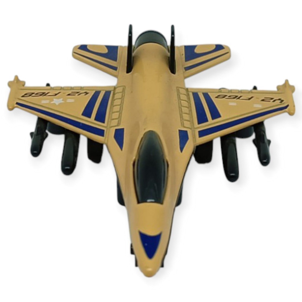 Çek Bırak Metal Mini Savaş Uçağı 10 cm - Kahverengi (Lisinya) Çek Bırak Metal Mini Savaş Uçağı 10 cm - Kahverengi (Lisinya)