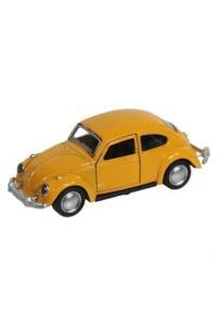 Çek Bırak Metal Retro Vosvos Araba  - 6636-18T (Lisinya)