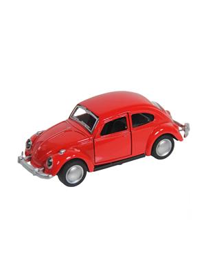 Çek Bırak Metal Retro Vosvos Araba  - 6636-18T (Lisinya)