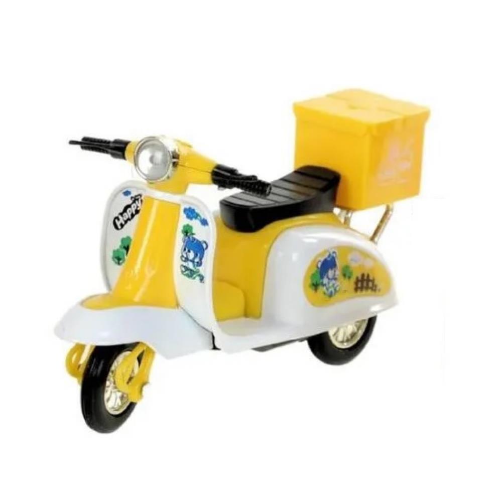 Çek Bırak Metal Vespa Motor 12 Cm - FY361A-12D - Sarı (Lisinya) Çek Bırak Metal Vespa Motor 12 Cm - FY361A-12D - Sarı (Lisinya)
