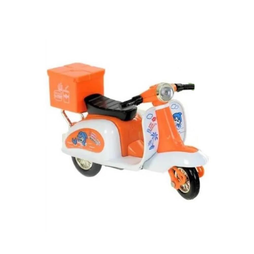Çek Bırak Metal Vespa Motor 12 Cm - FY361A-12D - Turuncu (Lisinya) Çek Bırak Metal Vespa Motor 12 Cm - FY361A-12D - Turuncu (Lisinya)