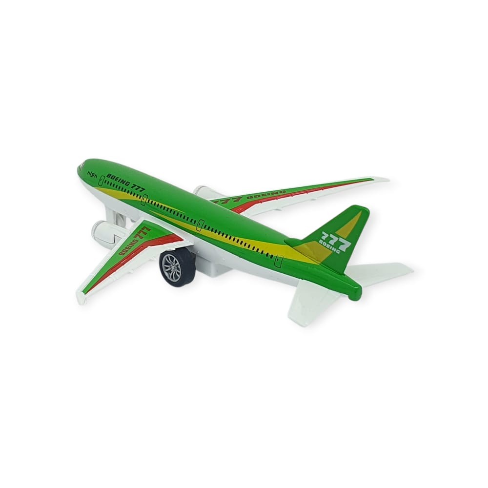 Çek Bırak Sesli Işıklı Metal Uçak - 180 - Yeşil (Lisinya) Çek Bırak Sesli Işıklı Metal Uçak - 180 - Yeşil (Lisinya)