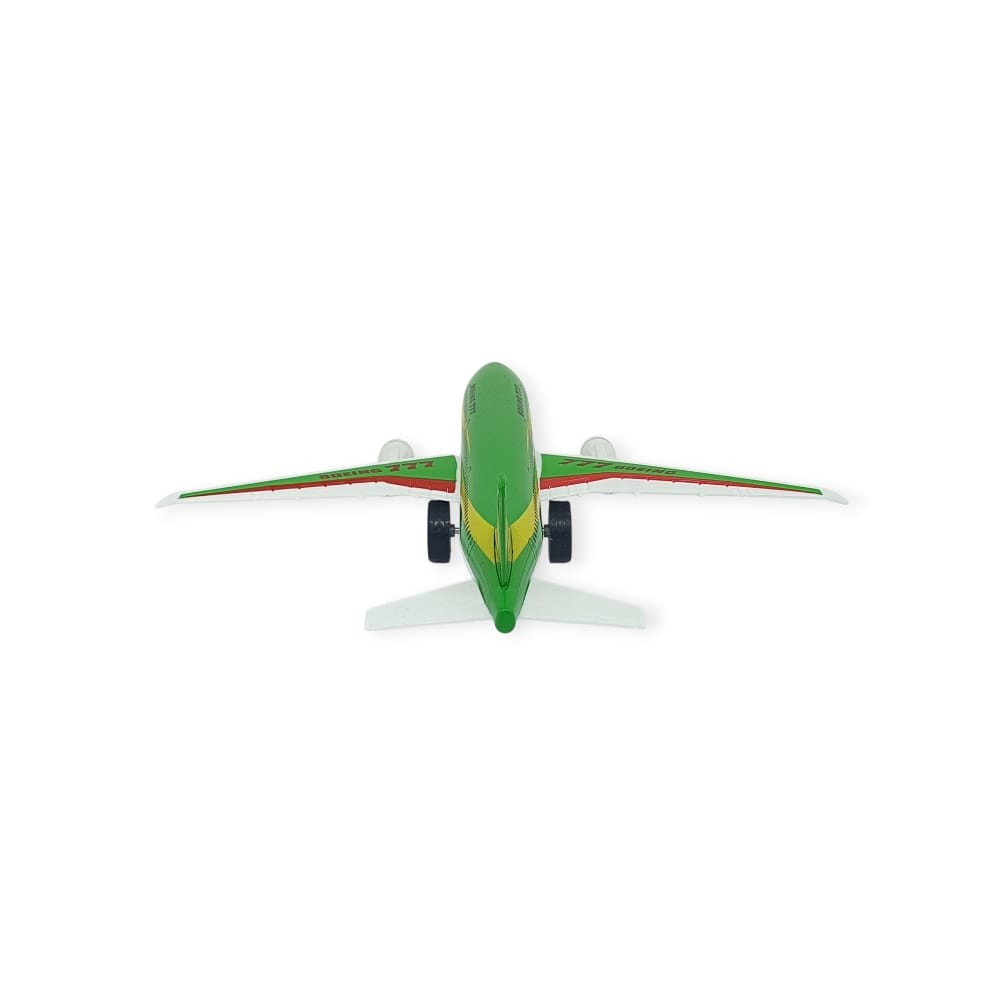 Çek Bırak Sesli Işıklı Metal Uçak - 180 - Yeşil (Lisinya) Çek Bırak Sesli Işıklı Metal Uçak - 180 - Yeşil (Lisinya)