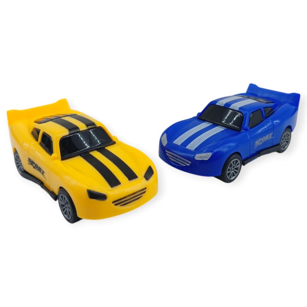 Çek Bırak Nascar Arabası 10.5 Cm - BP-035-SARI/MAVİ (Lisinya)
