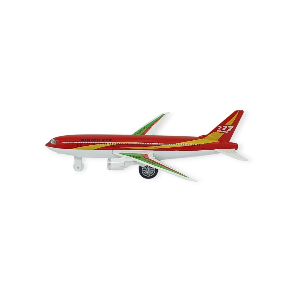 Çek Bırak Sesli Işıklı Metal Uçak - 180 - Kırmızı (Lisinya) Çek Bırak Sesli Işıklı Metal Uçak - 180 - Kırmızı (Lisinya)