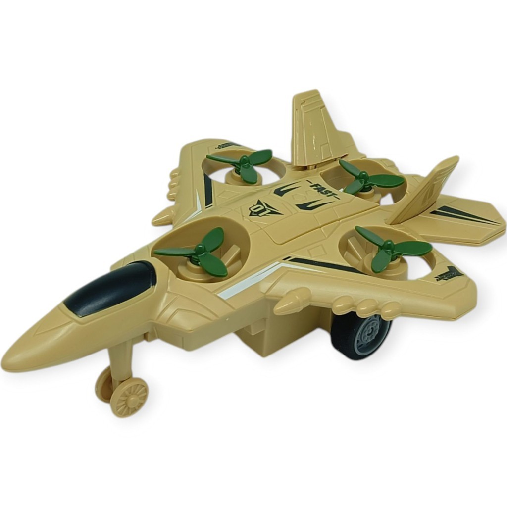 Sürtmeli Döner 4 Pervaneli Uçak - Kahverengi (Lisinya) Sürtmeli Döner 4 Pervaneli Uçak - Kahverengi (Lisinya)