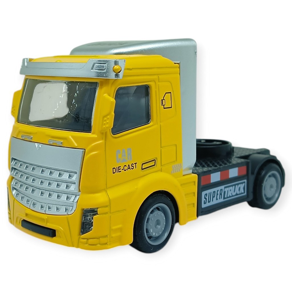 Çekbırak Metal Tır Kafası 12 cm - Sarı (Lisinya) Çekbırak Metal Tır Kafası 12 cm - Sarı (Lisinya)