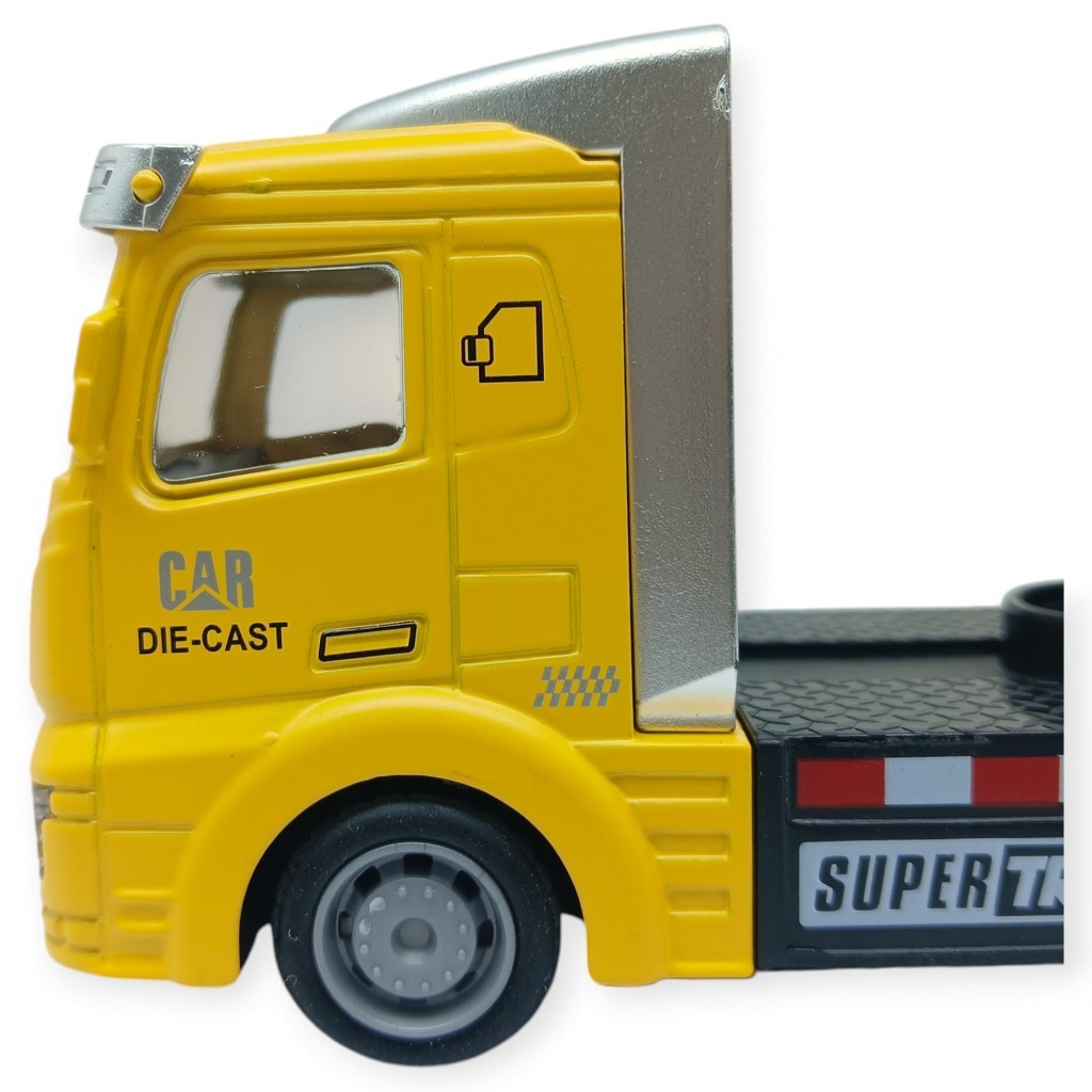 Çekbırak Metal Tır Kafası 12 cm - Sarı (Lisinya) Çekbırak Metal Tır Kafası 12 cm - Sarı (Lisinya)