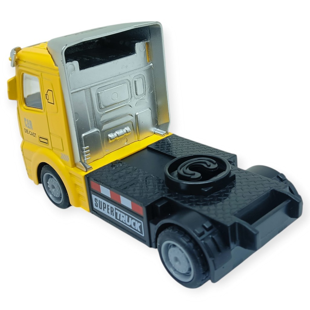 Çekbırak Metal Tır Kafası 12 cm - Sarı (Lisinya) Çekbırak Metal Tır Kafası 12 cm - Sarı (Lisinya)