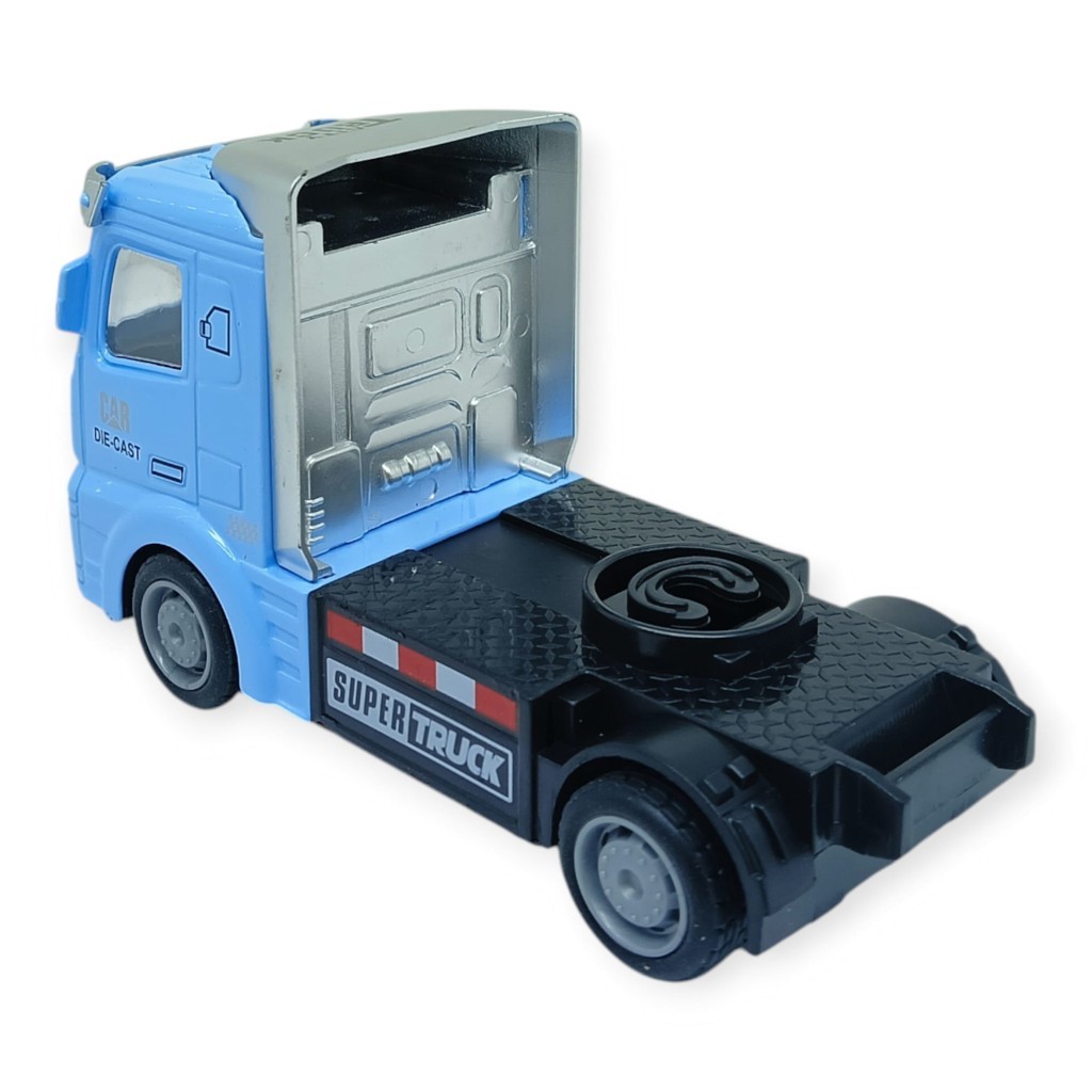 Çekbırak Metal Tır Kafası 12 cm - Mavi (Lisinya) Çekbırak Metal Tır Kafası 12 cm - Mavi (Lisinya)