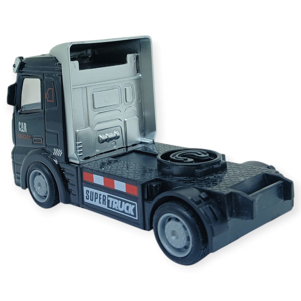 Çekbırak Metal Tır Kafası 12 cm - Siyah (Lisinya) Çekbırak Metal Tır Kafası 12 cm - Siyah (Lisinya)