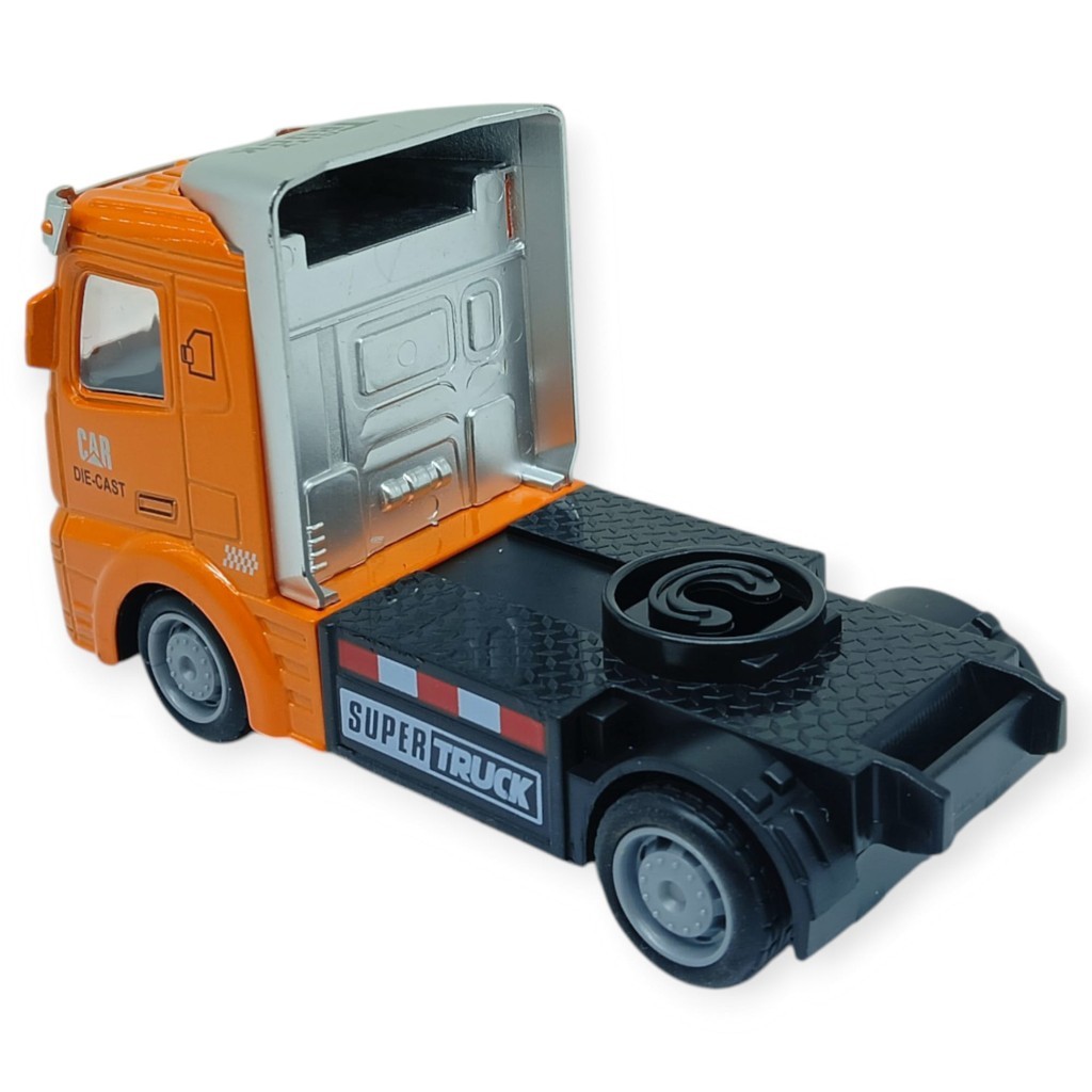 Çekbırak Metal Tır Kafası 12 cm - Turuncu (Lisinya) Çekbırak Metal Tır Kafası 12 cm - Turuncu (Lisinya)