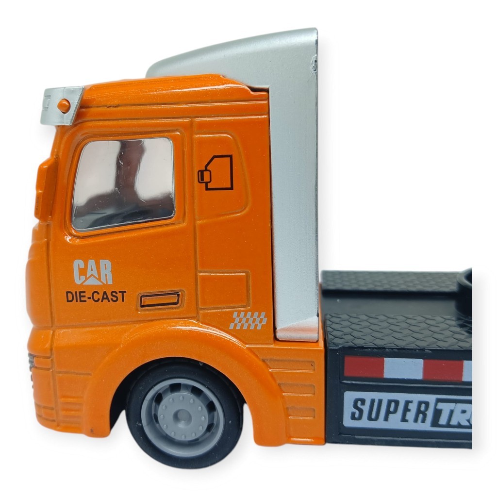 Çekbırak Metal Tır Kafası 12 cm - Turuncu (Lisinya) Çekbırak Metal Tır Kafası 12 cm - Turuncu (Lisinya)