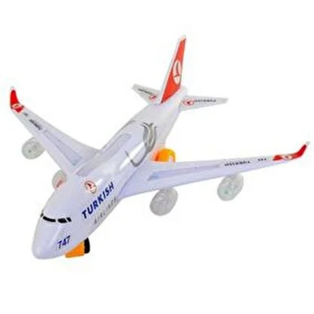 Sesli Işıklı Yerde Gezen THY Uçak - Boing 747 (Lisinya) Sesli Işıklı Yerde Gezen THY Uçak - Boing 747 (Lisinya)