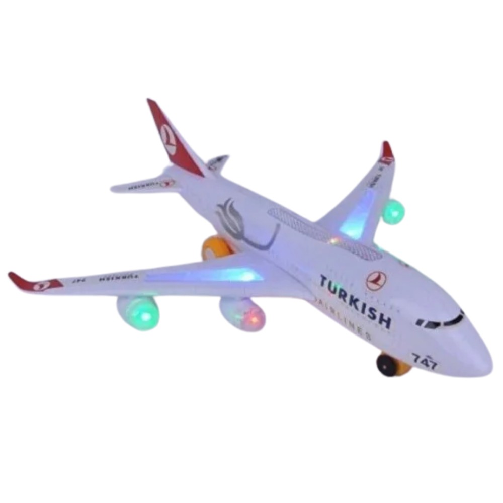 Sesli Işıklı Yerde Gezen THY Uçak - Boing 747 (Lisinya) Sesli Işıklı Yerde Gezen THY Uçak - Boing 747 (Lisinya)
