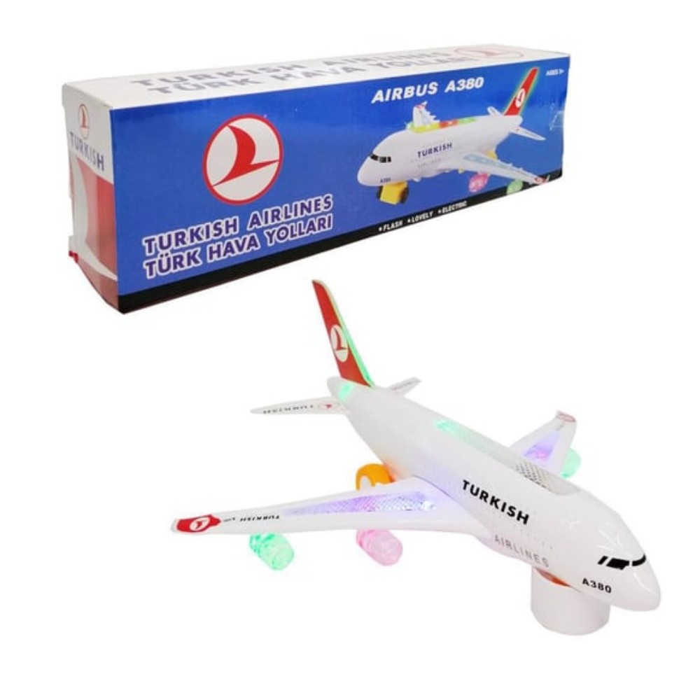 Sesli Işıklı Yerde Gezen THY Uçak - Boing 747 (Lisinya) Sesli Işıklı Yerde Gezen THY Uçak - Boing 747 (Lisinya)