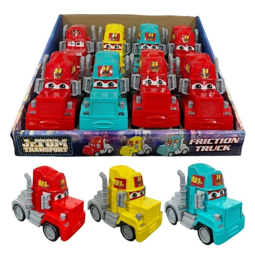 CNL-1453 - JR TOM SÜRTMELİ ARABA 12 Lİ 3 RENK (Lisinya)