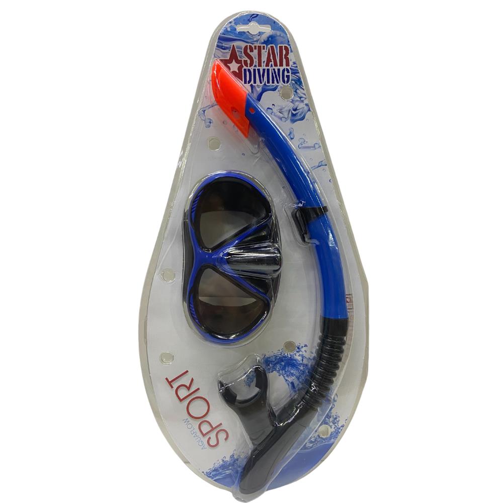ÇNR-51711 - MASKE SET  PC - STAR DIVING (Lisinya)