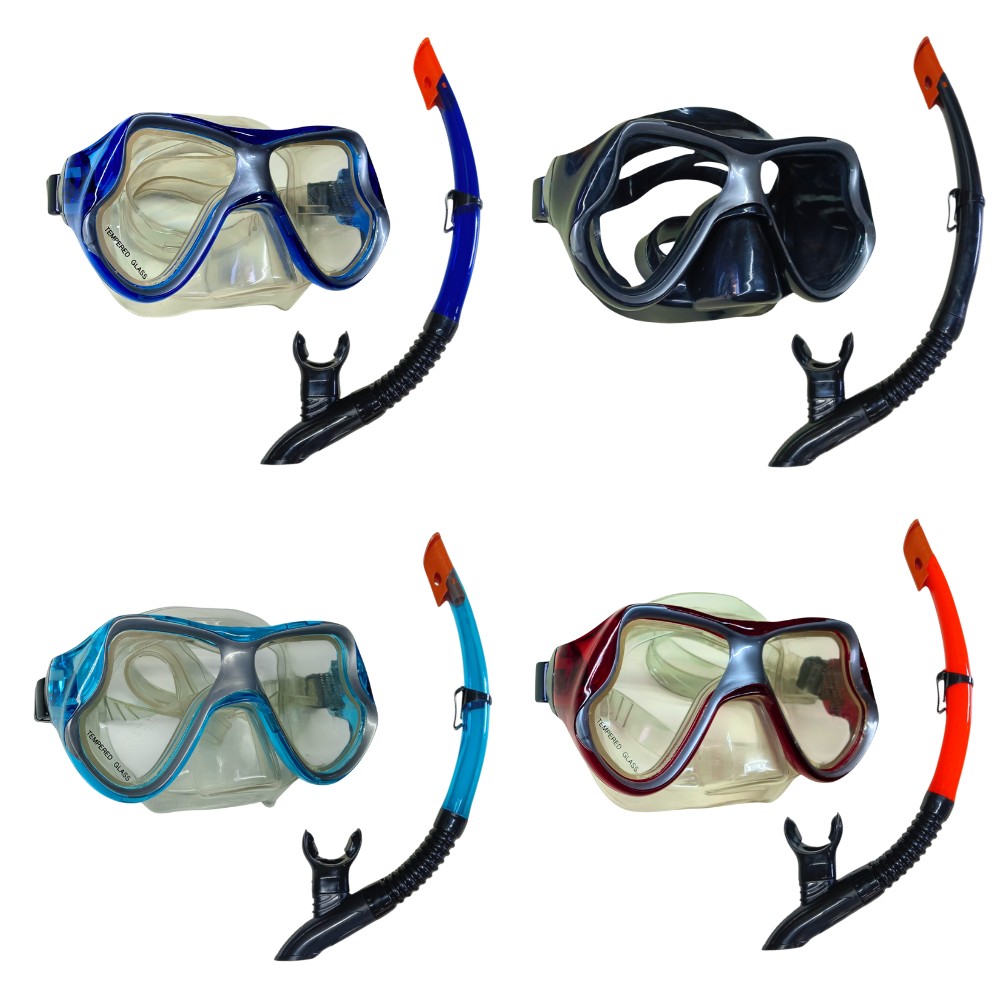 ÇNR-51720 - MASKE SET TEMPERED TERGET- STAR DIVING (Lisinya)