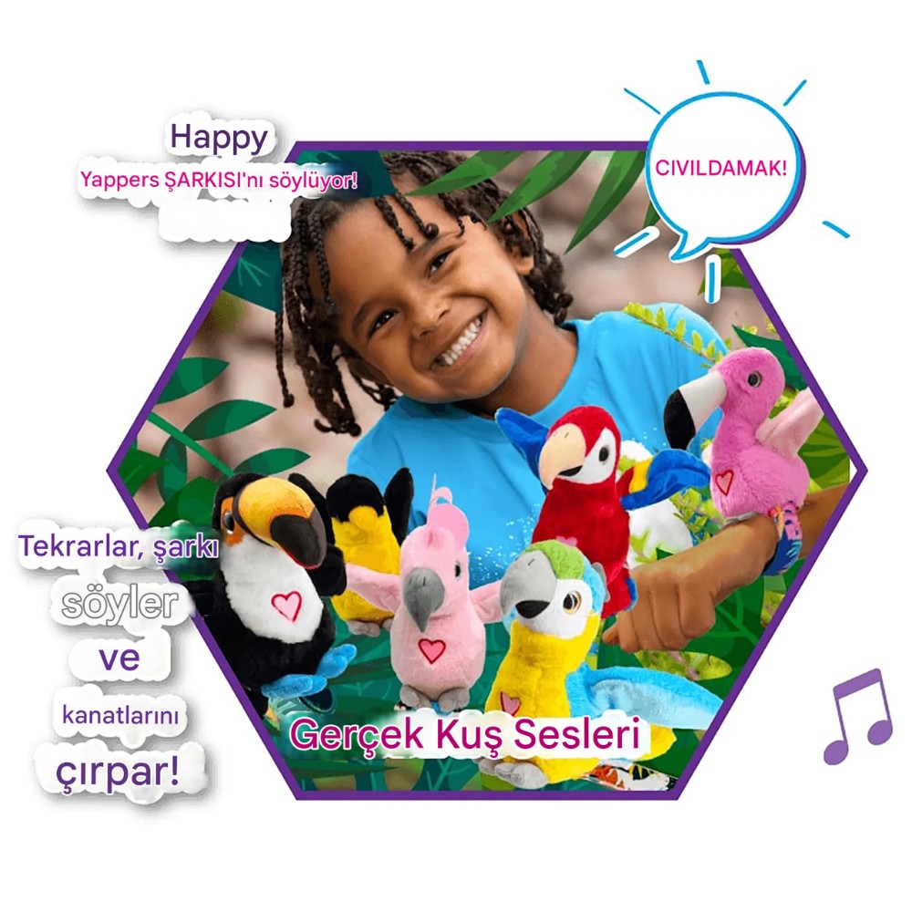 Peluş Ses Tekrarlı Hayvan Bileklik Aksesuar - Pembe Flamingo (Lisinya) Peluş Ses Tekrarlı Hayvan Bileklik Aksesuar - Pembe Flamingo (Lisinya)