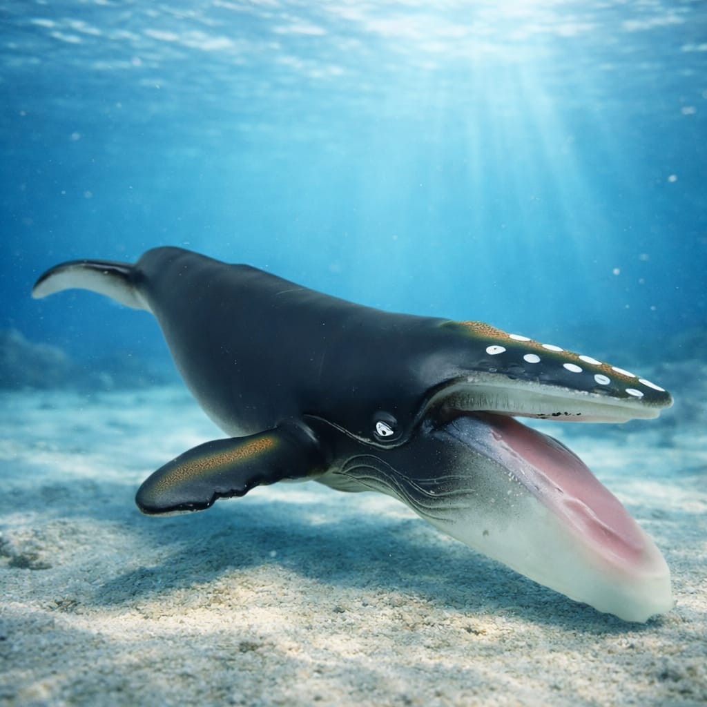 Deniz Hayvanları Serisi - Kambur Balina 30 cm (Lisinya) Deniz Hayvanları Serisi - Kambur Balina 30 cm (Lisinya)