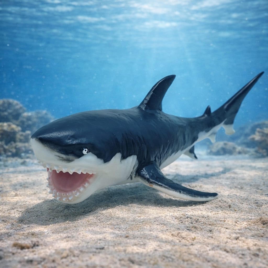 Deniz Hayvanları Serisi - Megalodon 26 cm (Lisinya) Deniz Hayvanları Serisi - Megalodon 26 cm (Lisinya)