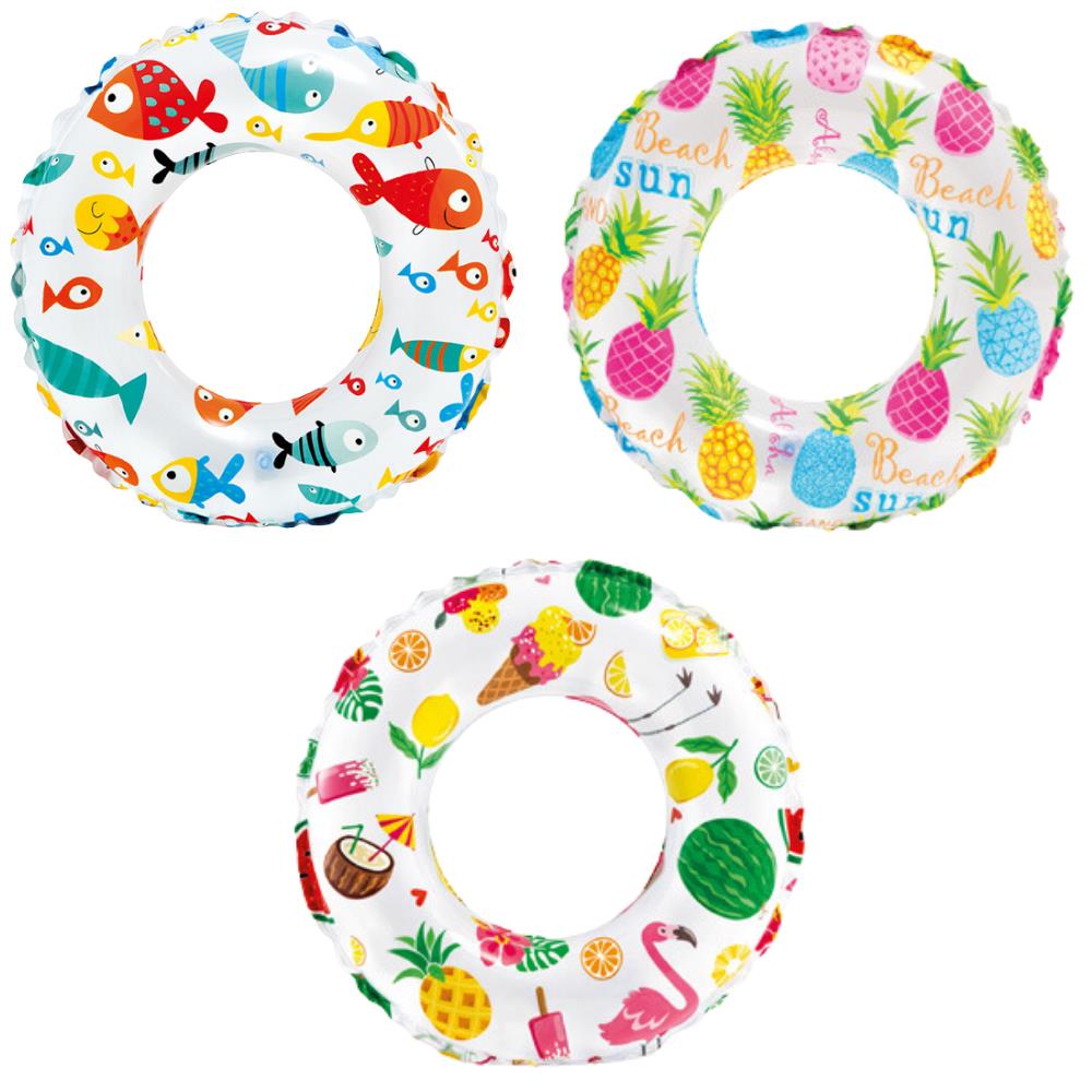 Desenli Lüks Simit 51 Cm İntex - 59230 (Lisinya) Desenli Lüks Simit 51 Cm İntex - 59230 (Lisinya)