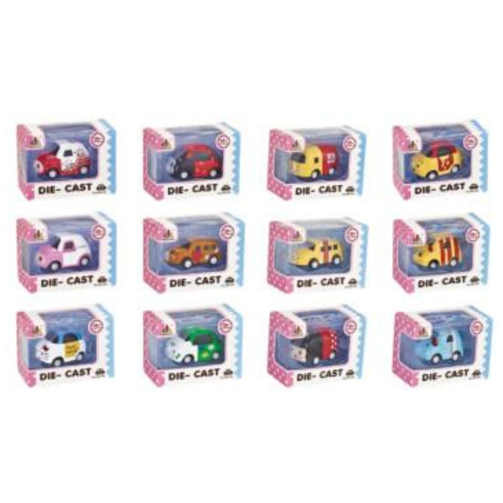 DS885 - ÇEKBIRAK MİNİ SEVİMLİ ARABALAR 24 (Lisinya)