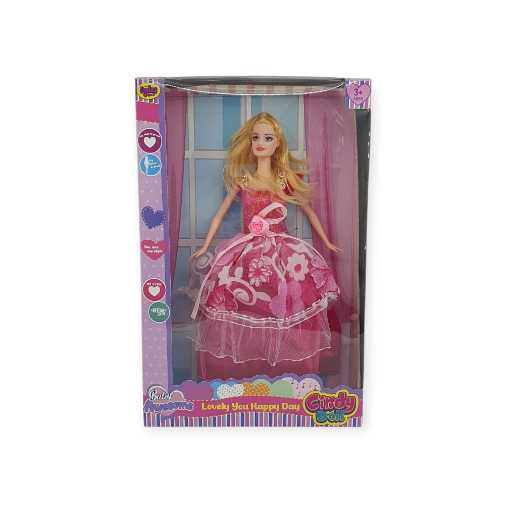 Büyüleyici Parti Bebeği Anlily - 02258 - Pembe (Lisinya)