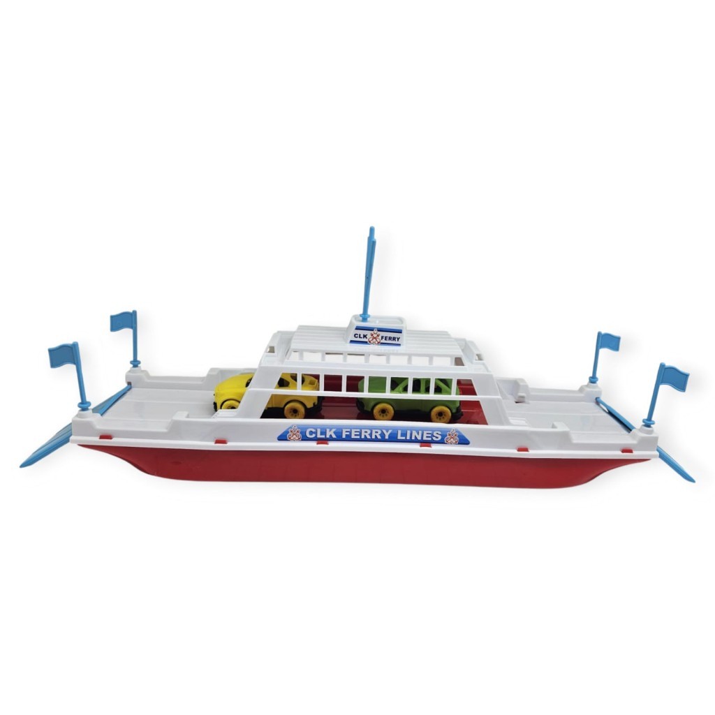 Feribot Araç Taşııyan Gemi 45 cm - Kırmızı (Lisinya) Feribot Araç Taşııyan Gemi 45 cm - Kırmızı (Lisinya)