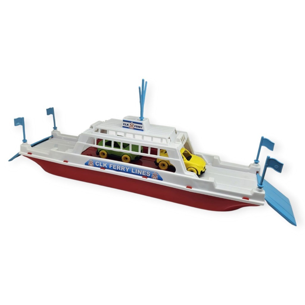 Feribot Araç Taşııyan Gemi 45 cm - Kırmızı (Lisinya) Feribot Araç Taşııyan Gemi 45 cm - Kırmızı (Lisinya)