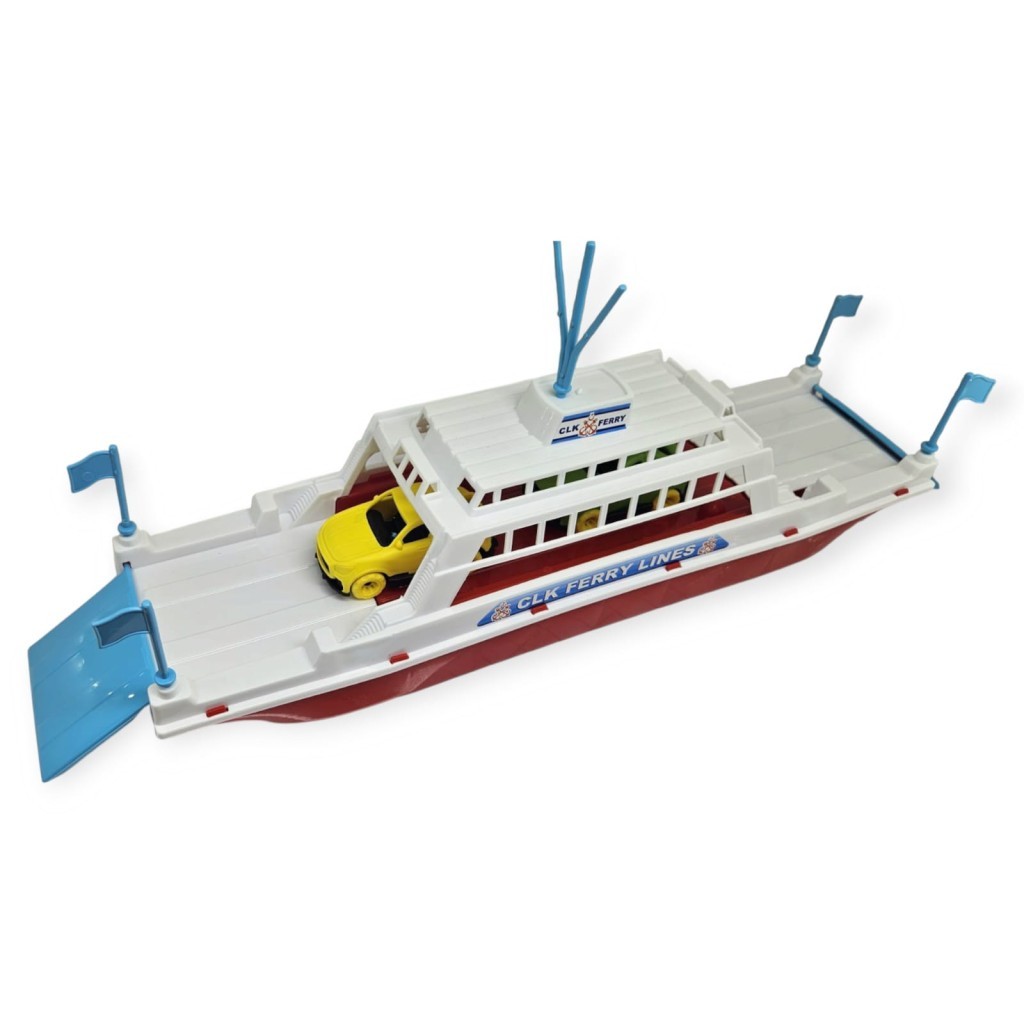 Feribot Araç Taşııyan Gemi 45 cm - Kırmızı (Lisinya) Feribot Araç Taşııyan Gemi 45 cm - Kırmızı (Lisinya)