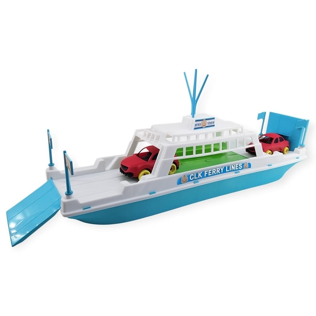 Feribot Araç Taşııyan Gemi 45 cm - Mavi (Lisinya) Feribot Araç Taşııyan Gemi 45 cm - Mavi (Lisinya)
