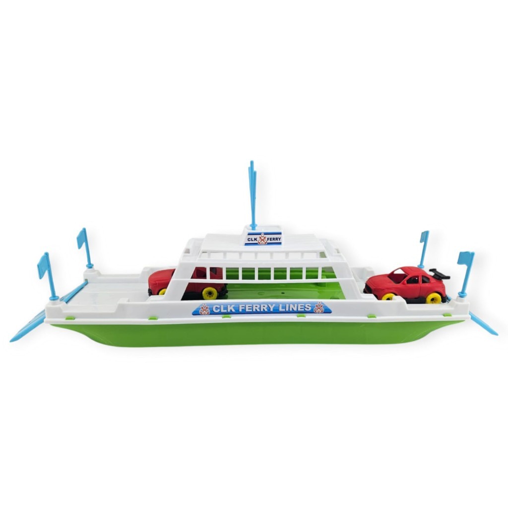 Feribot Araç Taşııyan Gemi 45 cm - Yeşil (Lisinya) Feribot Araç Taşııyan Gemi 45 cm - Yeşil (Lisinya)
