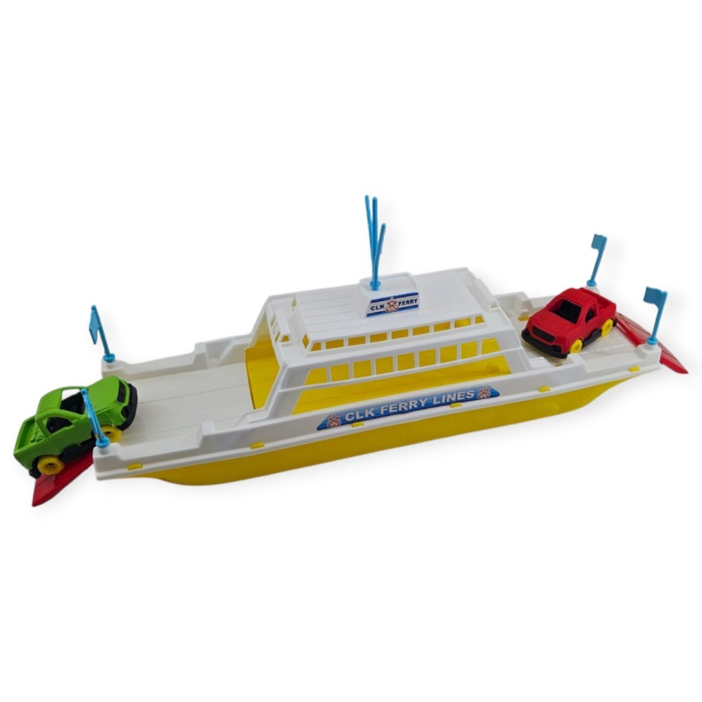 Feribot Araç Taşııyan Gemi 45 cm - Sarı (Lisinya) Feribot Araç Taşııyan Gemi 45 cm - Sarı (Lisinya)