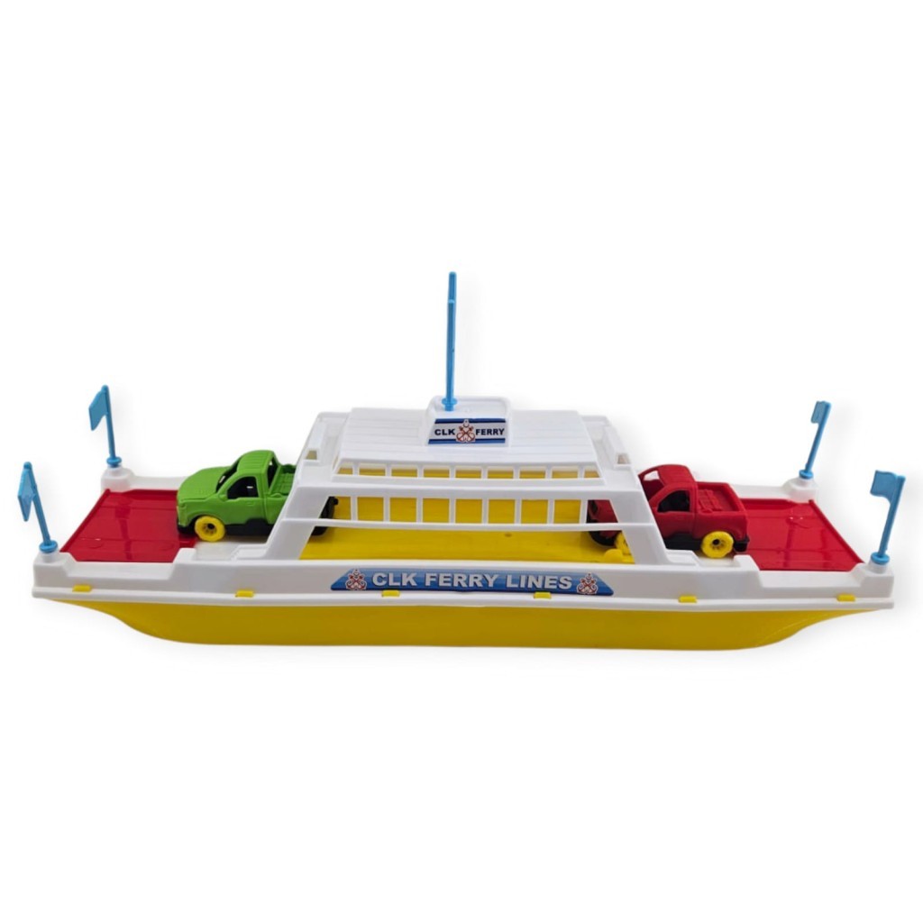 Feribot Araç Taşııyan Gemi 45 cm - Sarı (Lisinya) Feribot Araç Taşııyan Gemi 45 cm - Sarı (Lisinya)