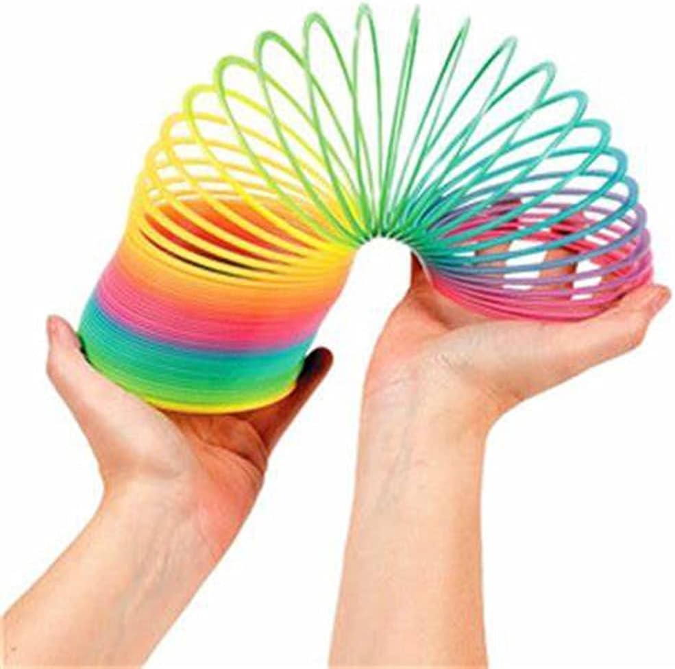 Fidget Stres Yayı - Magic Spring Rengarenk Gökkuşağı Stres Yayı NO:6 (Lisinya)