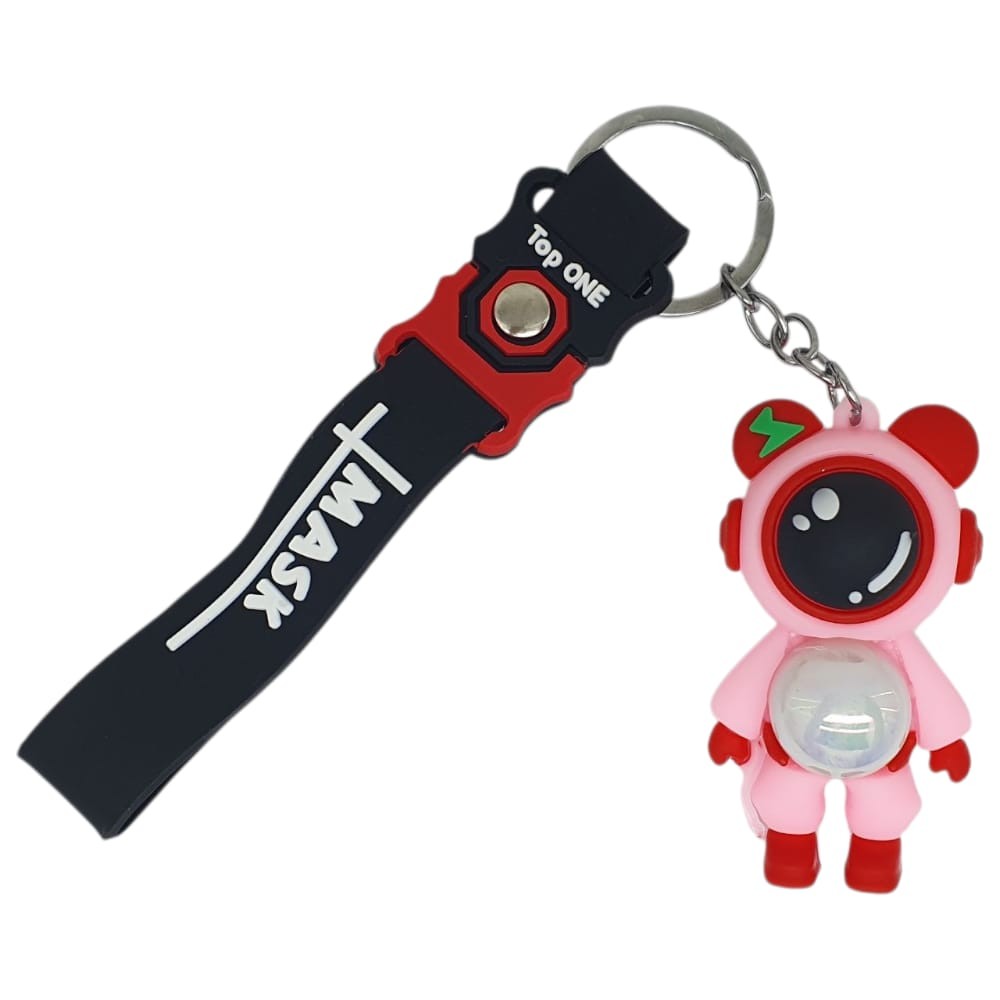 Figürlü ve Işıklı Silikon Anahtarlık - Astronot - Pembe (Lisinya) Figürlü ve Işıklı Silikon Anahtarlık - Astronot - Pembe (Lisinya)