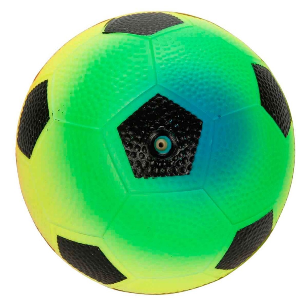 Gökkuşağı Renkli Mini Futbol Topu - 11 cm  (Lisinya)