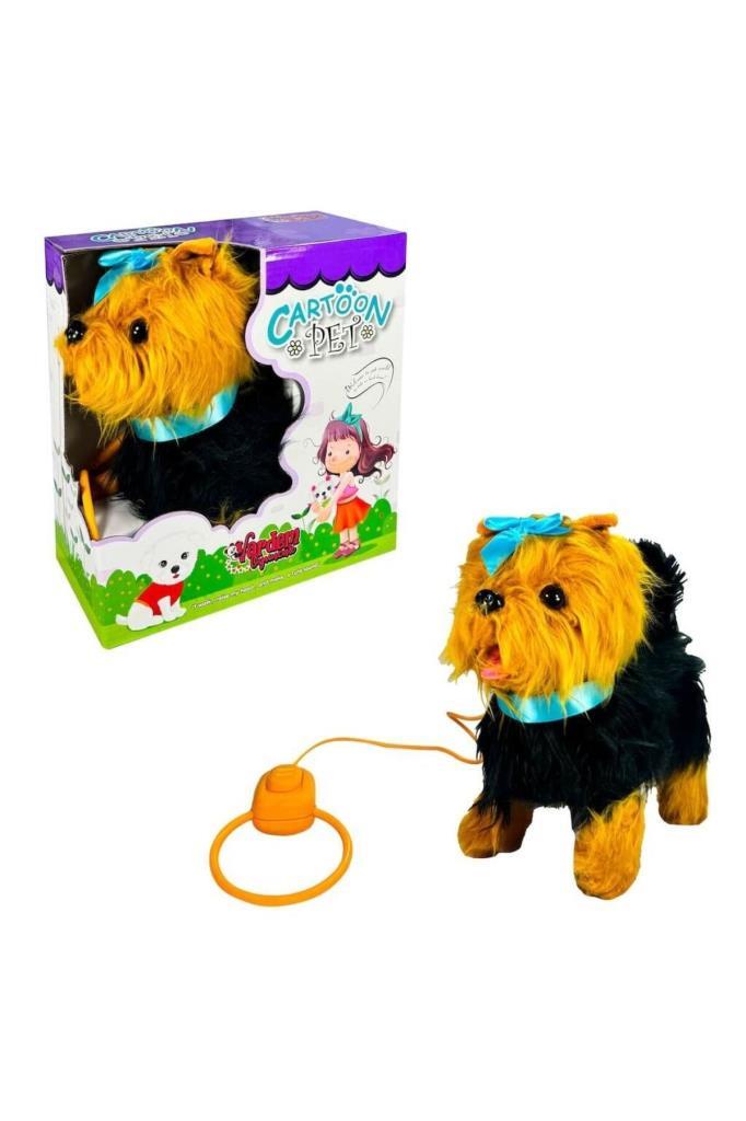 Peluş Tasmalı Yürüyen Köpek - FT-B267 (Lisinya)