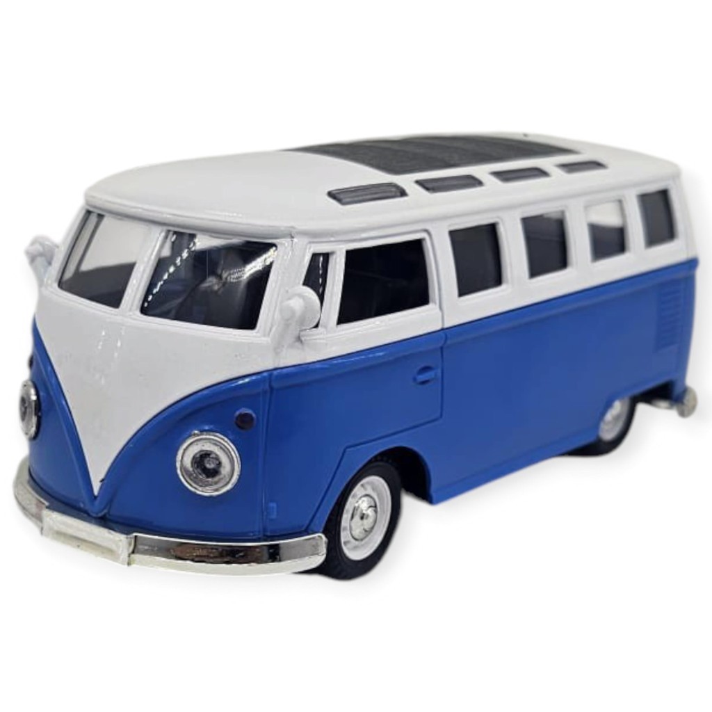 Çek Bırak Klasik T1 Vosvos Minibüs Oyuncak Araba - 14 cm Nostaljik Hippi Van (Lisinya)