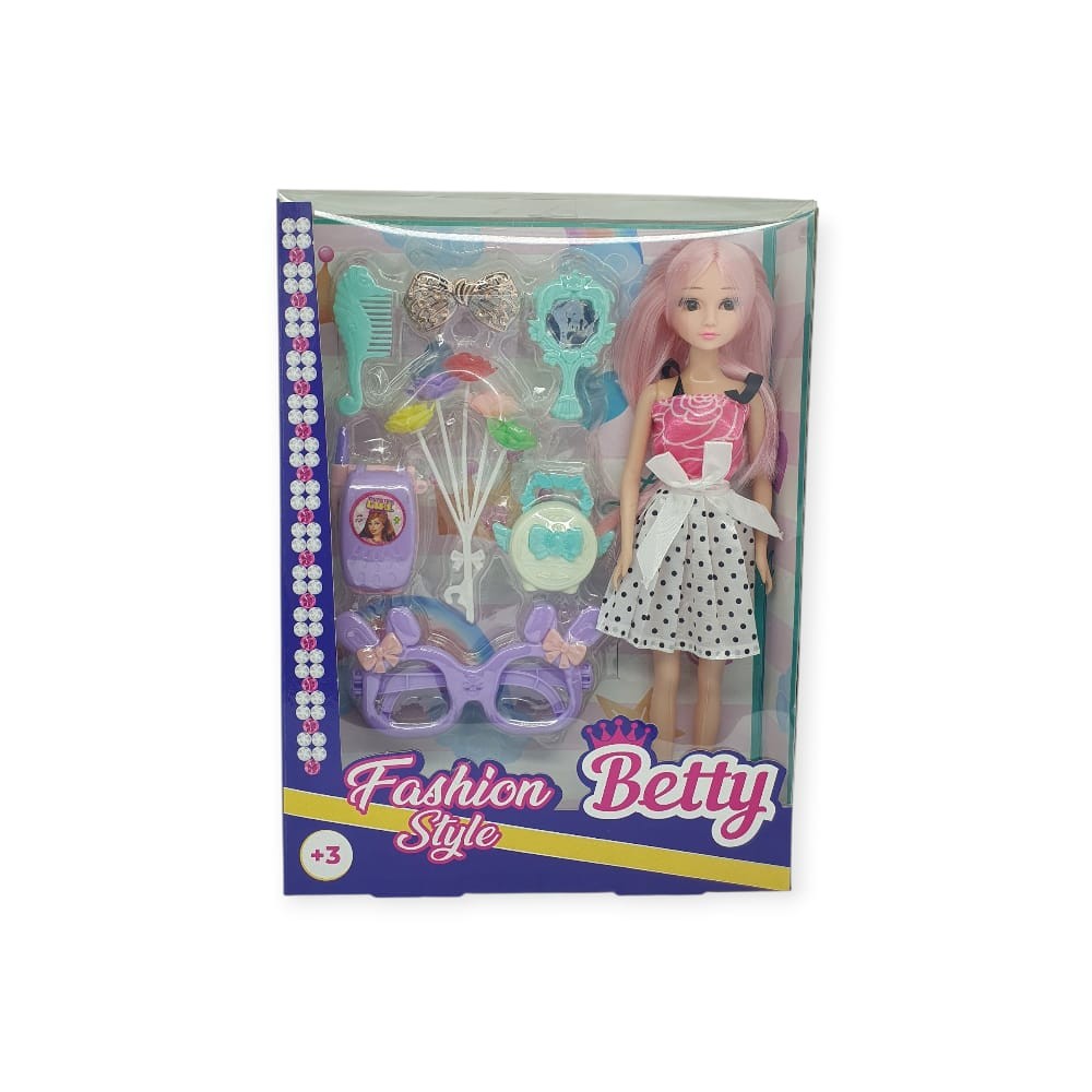 Güzellik Seti 7 Parça Aksesuarlı Bebek Seti - Beyaz Etekli (Lisinya) Güzellik Seti 7 Parça Aksesuarlı Bebek Seti - Beyaz Etekli (Lisinya)