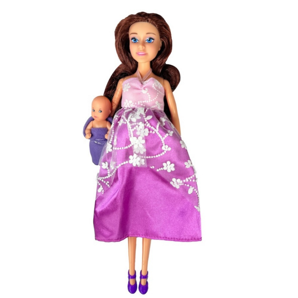 Hamile Bebek ve Minik Bebeği - 115153 - Mor (Lisinya) Hamile Bebek ve Minik Bebeği - 115153 - Mor (Lisinya)