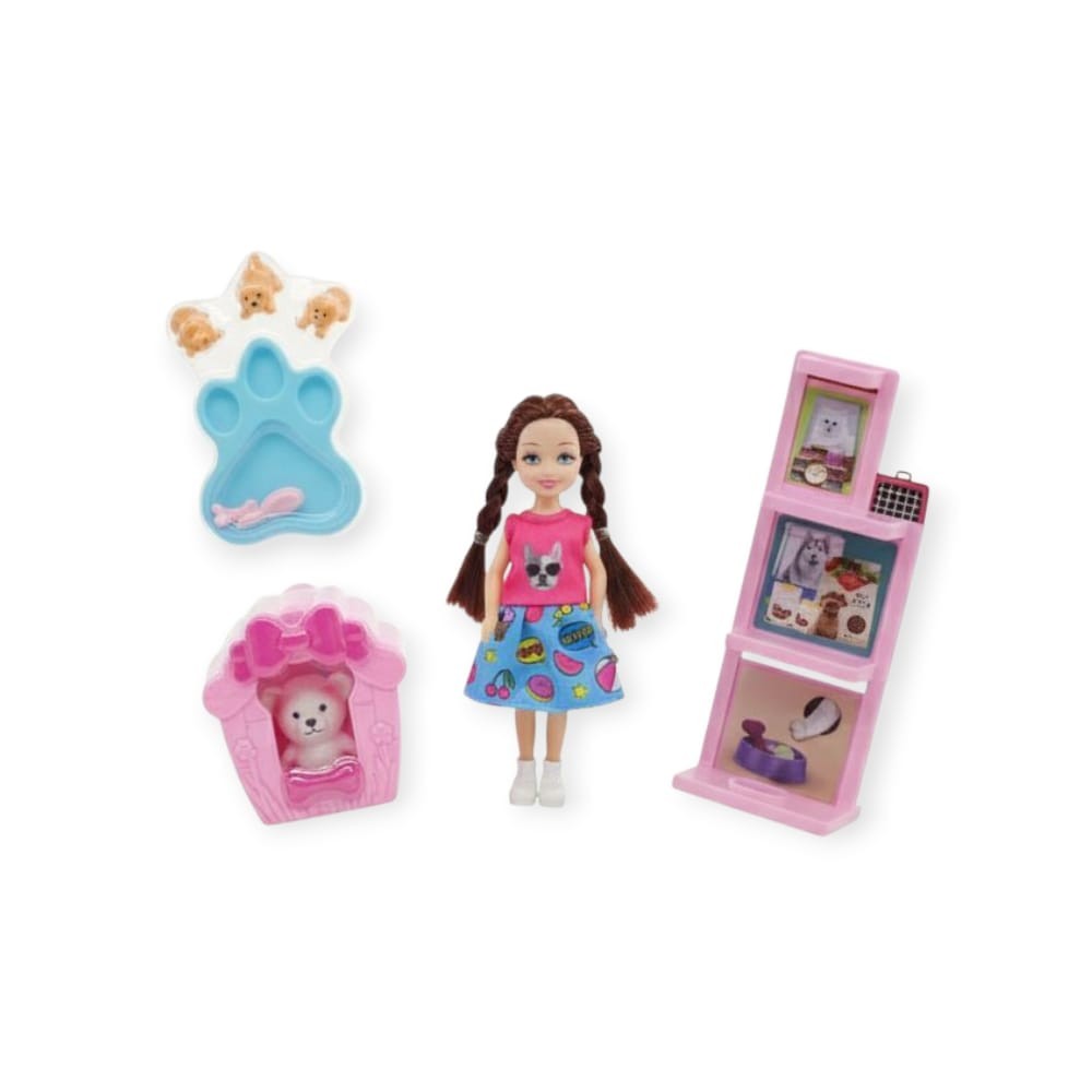 Pet Shop - Köpek Bakım Merkezi Oyun Seti - A8-14 - Sarışın (Lisinya) Pet Shop - Köpek Bakım Merkezi Oyun Seti - A8-14 - Sarışın (Lisinya)